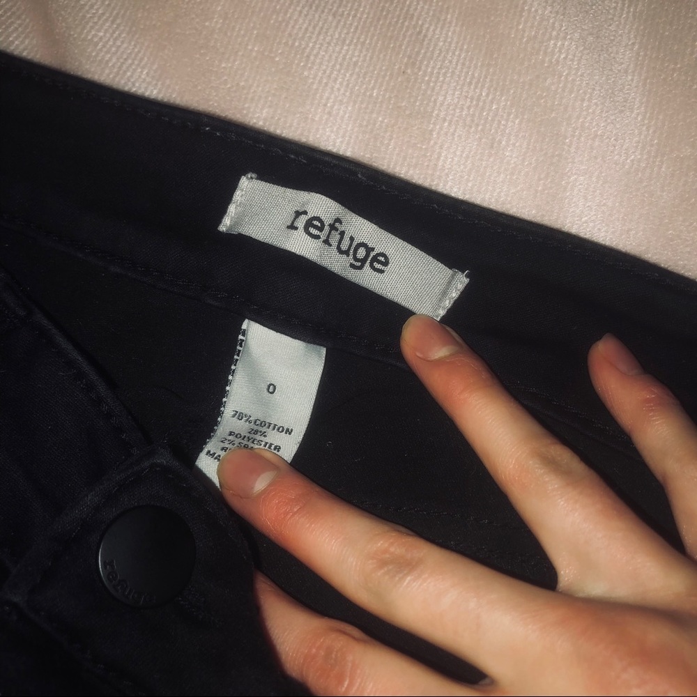 Refuge black skinny denim jeans